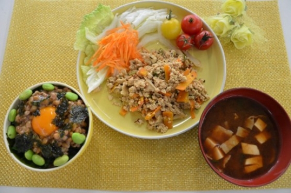 「朝食プロジェクト」のレシピの試作・試食を行いました【生活文化コース】(7/3)