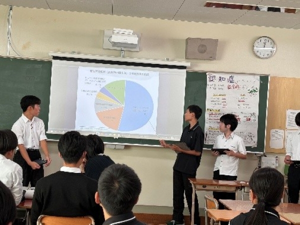 文理選抜コース特別授業「高大連携ゼミ体験」プレゼンテーション